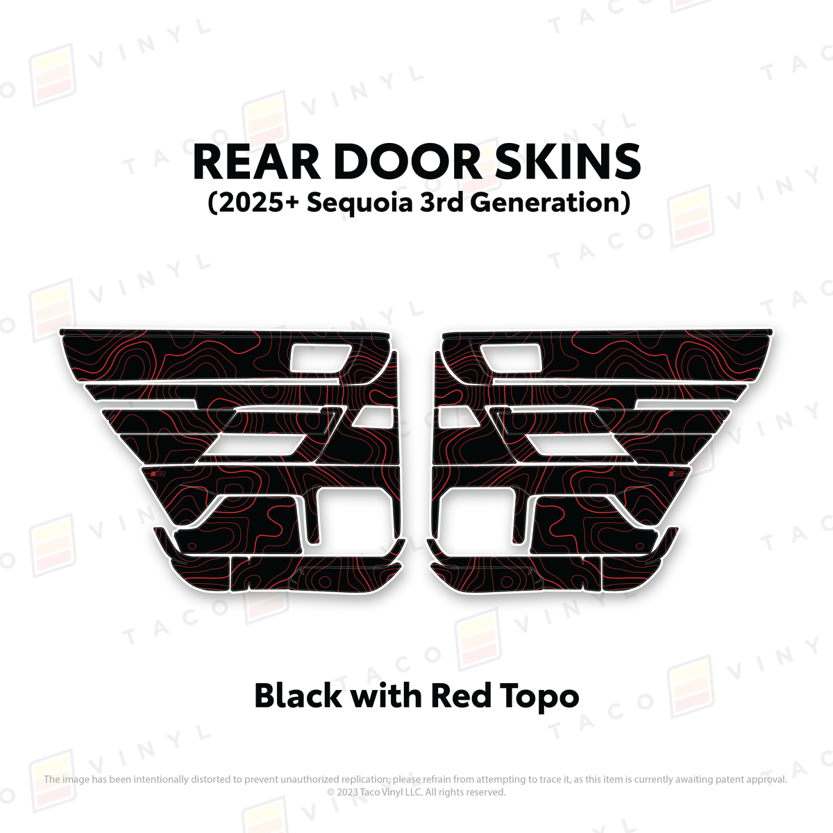 2023+ Sequoia Door Skins