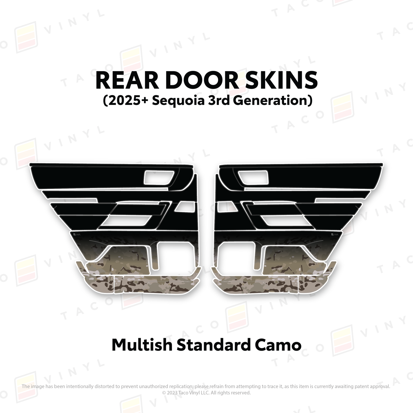 2023+ Sequoia Door Skins