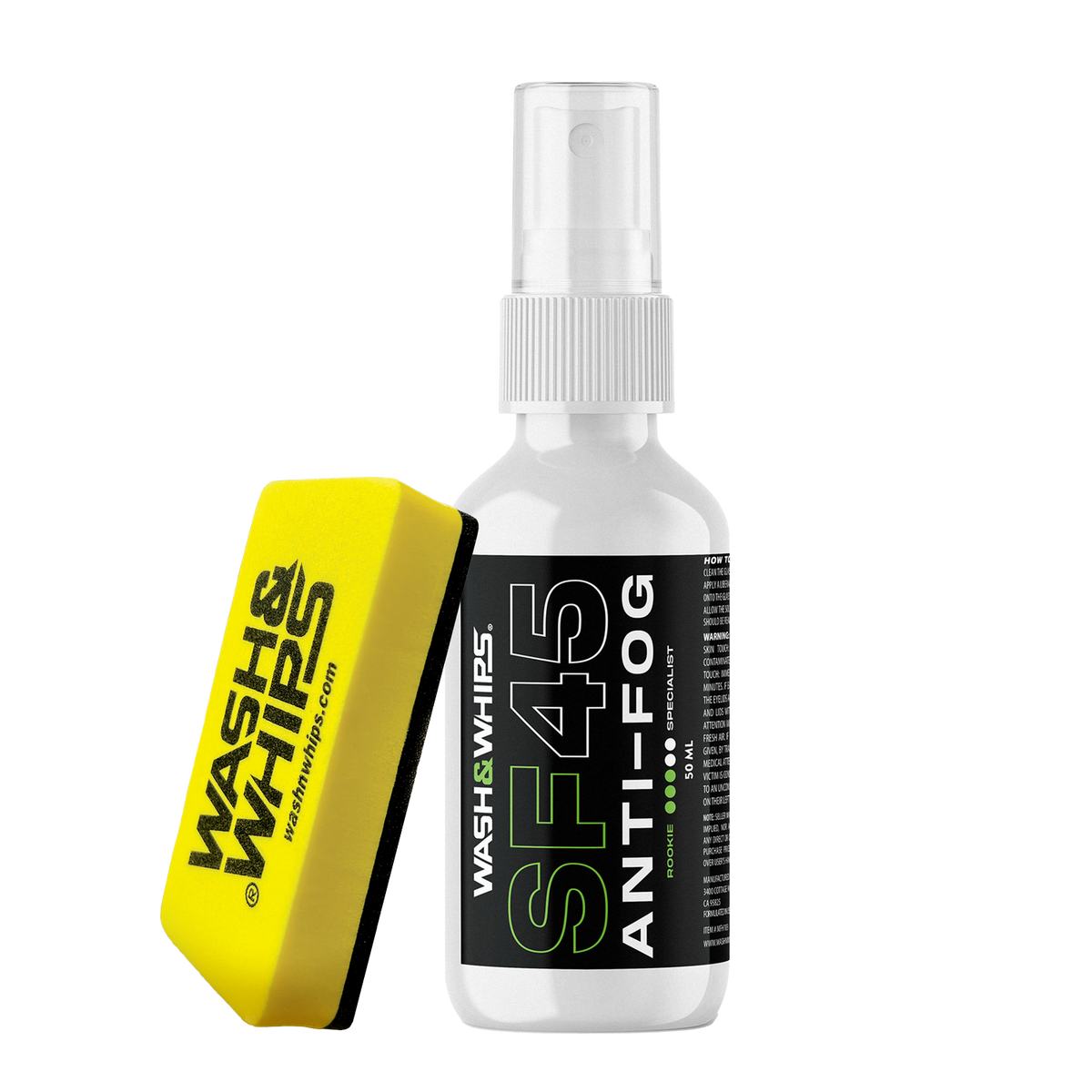 WASH&WHIPS SF45 Anti-Fog For Car Windshields