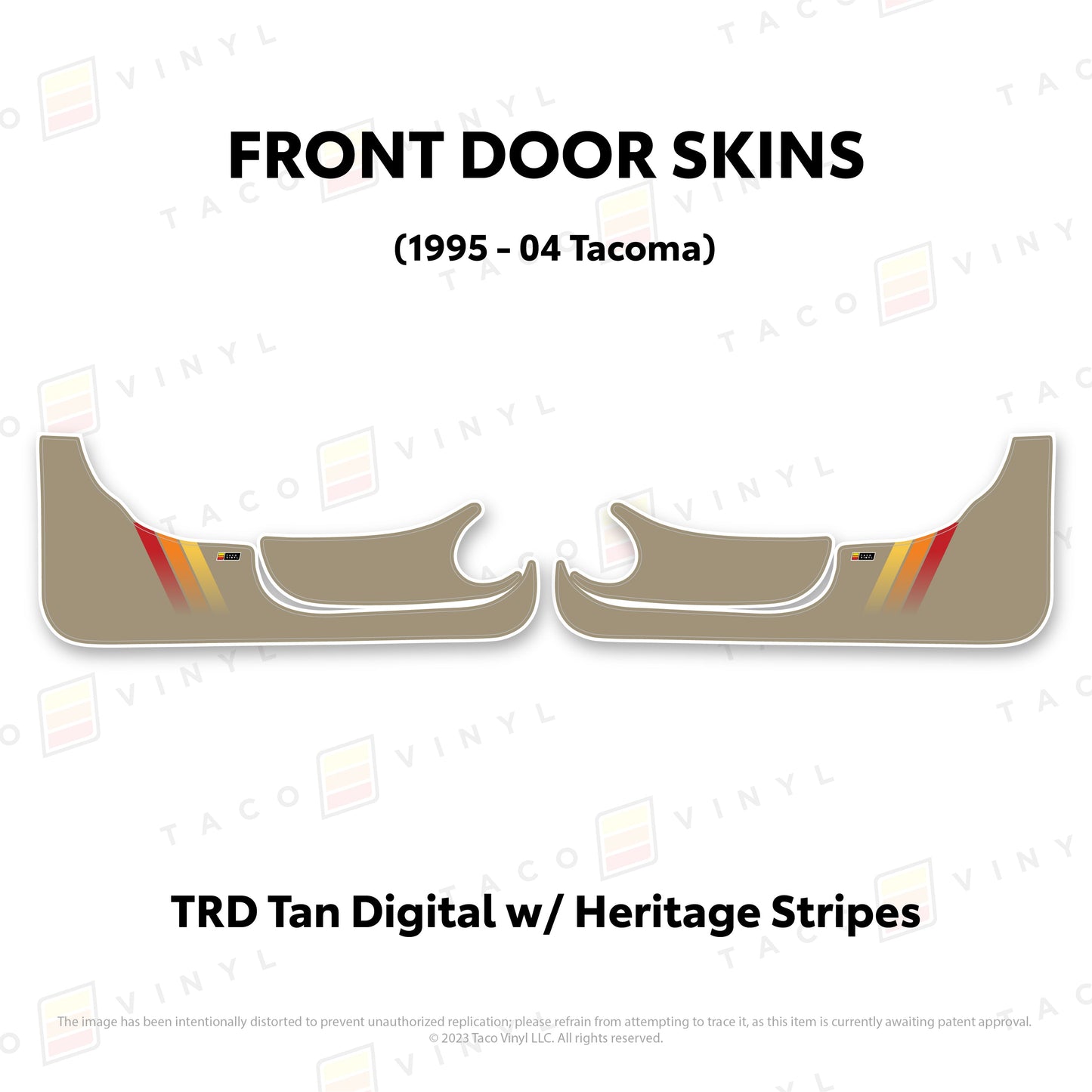 1995-04 Tacoma Door Skins (Lower Section)