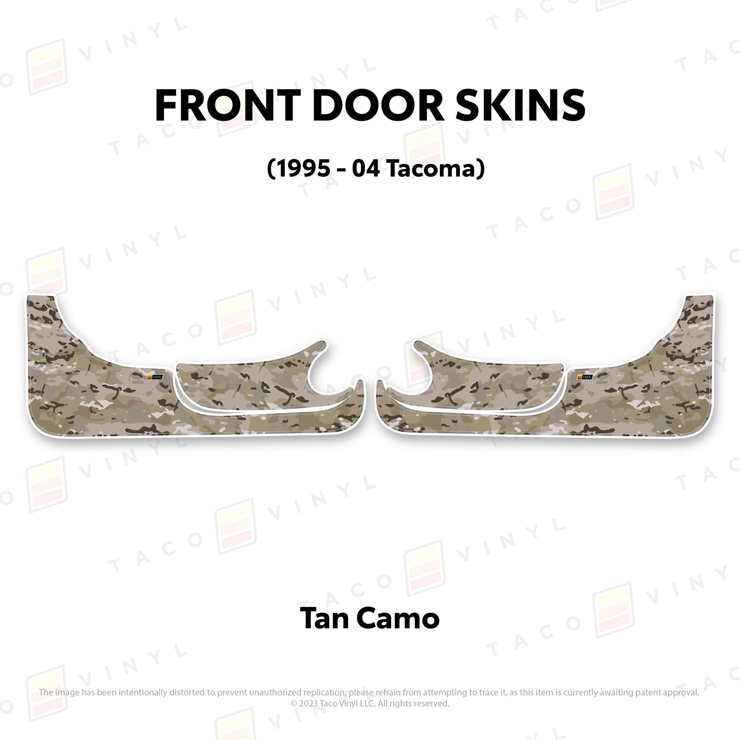 1995-04 Tacoma Door Skins (Lower Section)