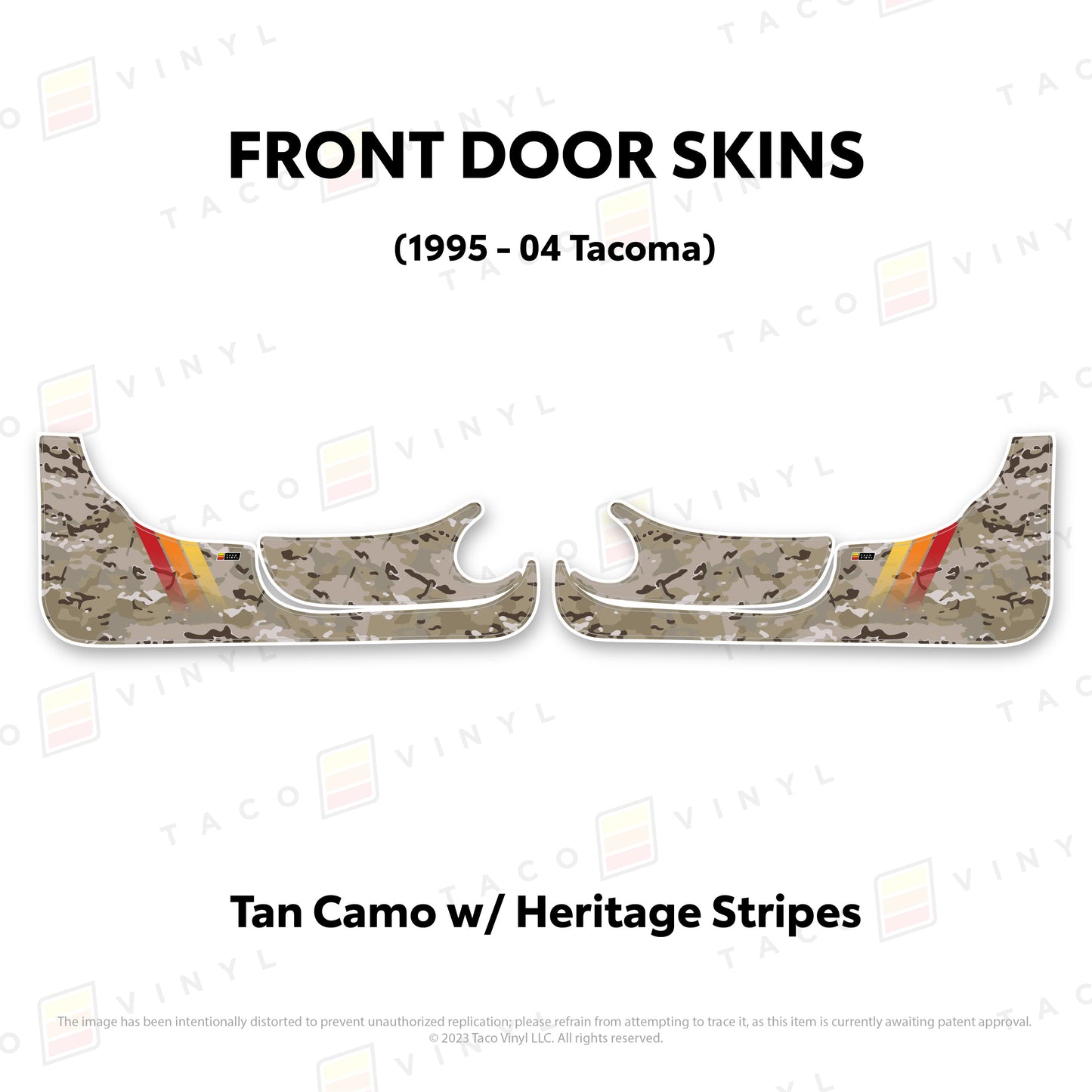 1995-04 Tacoma Door Skins (Lower Section)
