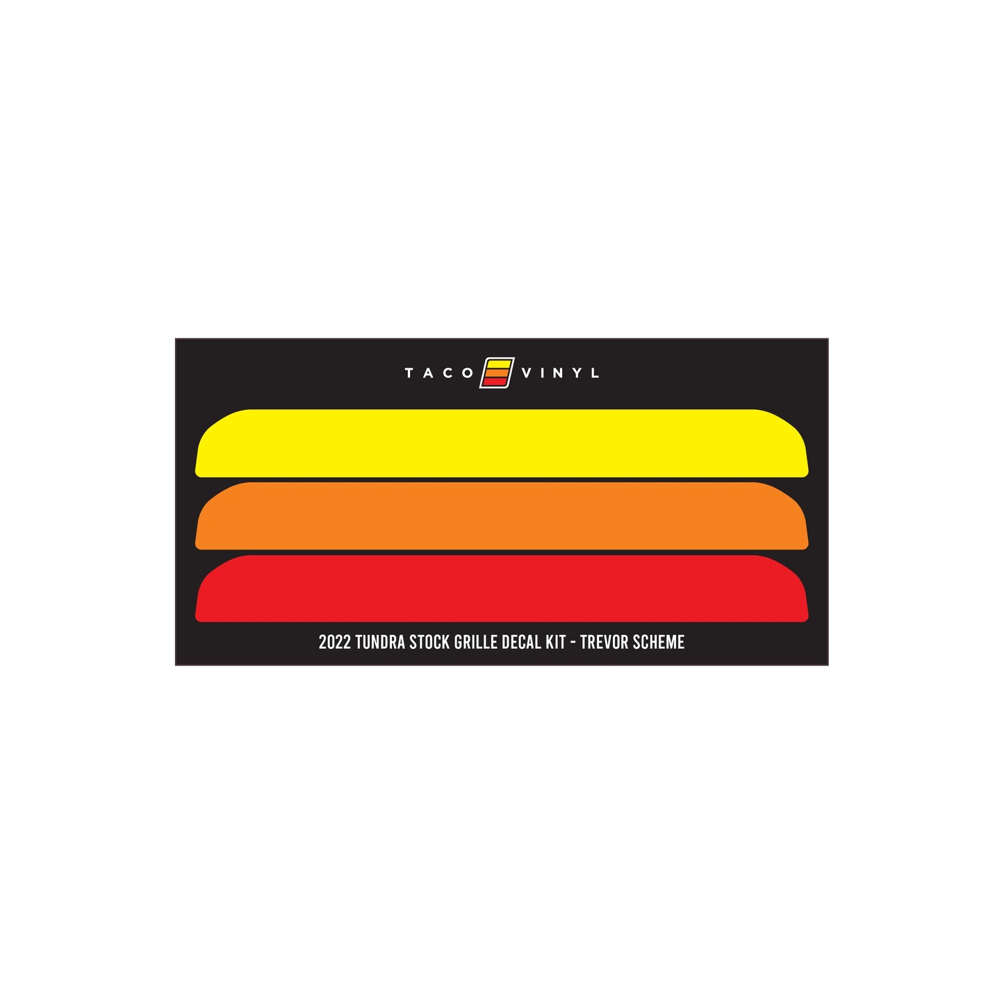 2022+ Tundra Offroad Grille Decal