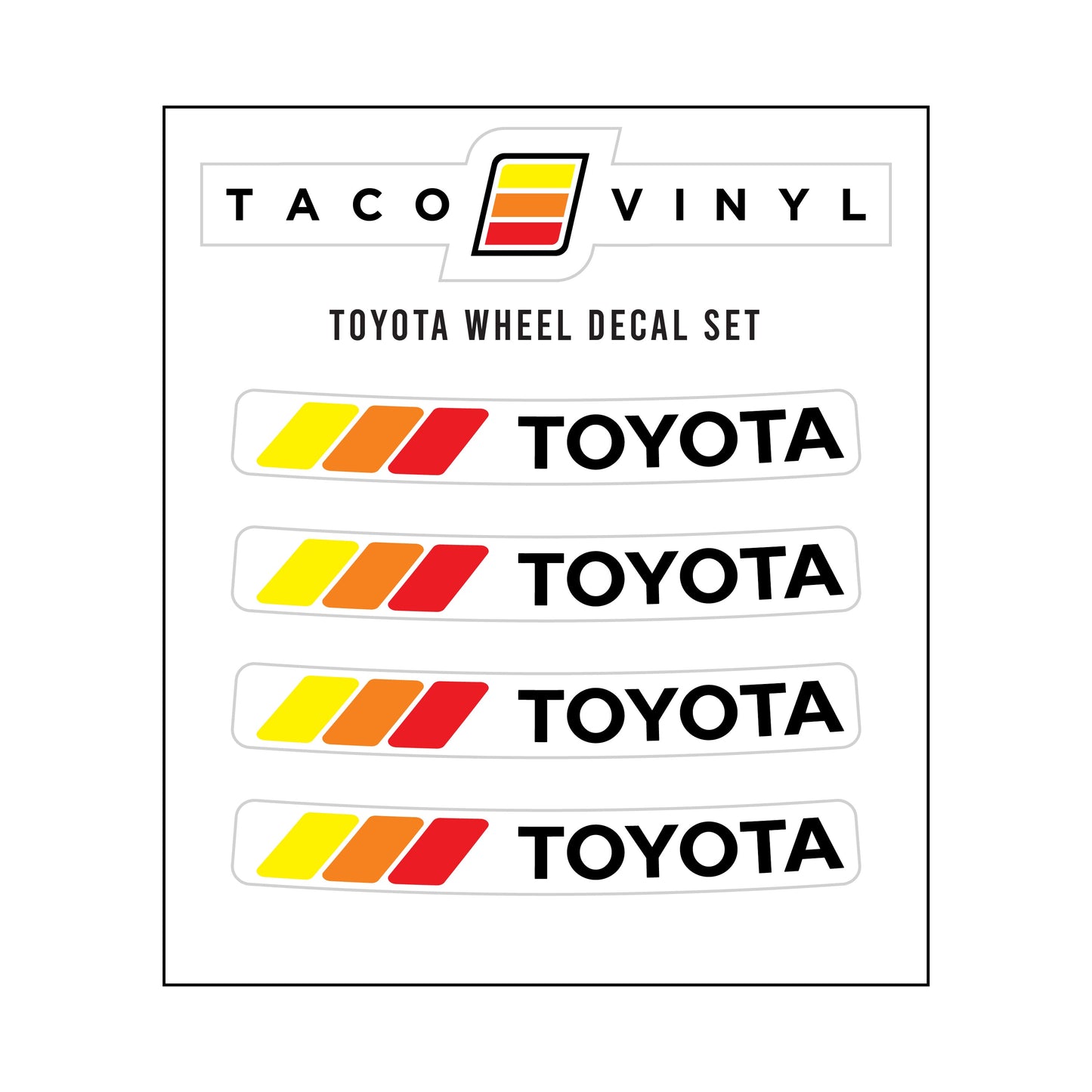 Wheel Decals