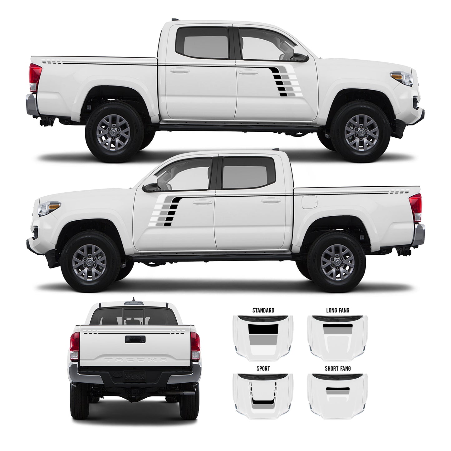 2016-23 Tacoma Checkered Stripe Kit