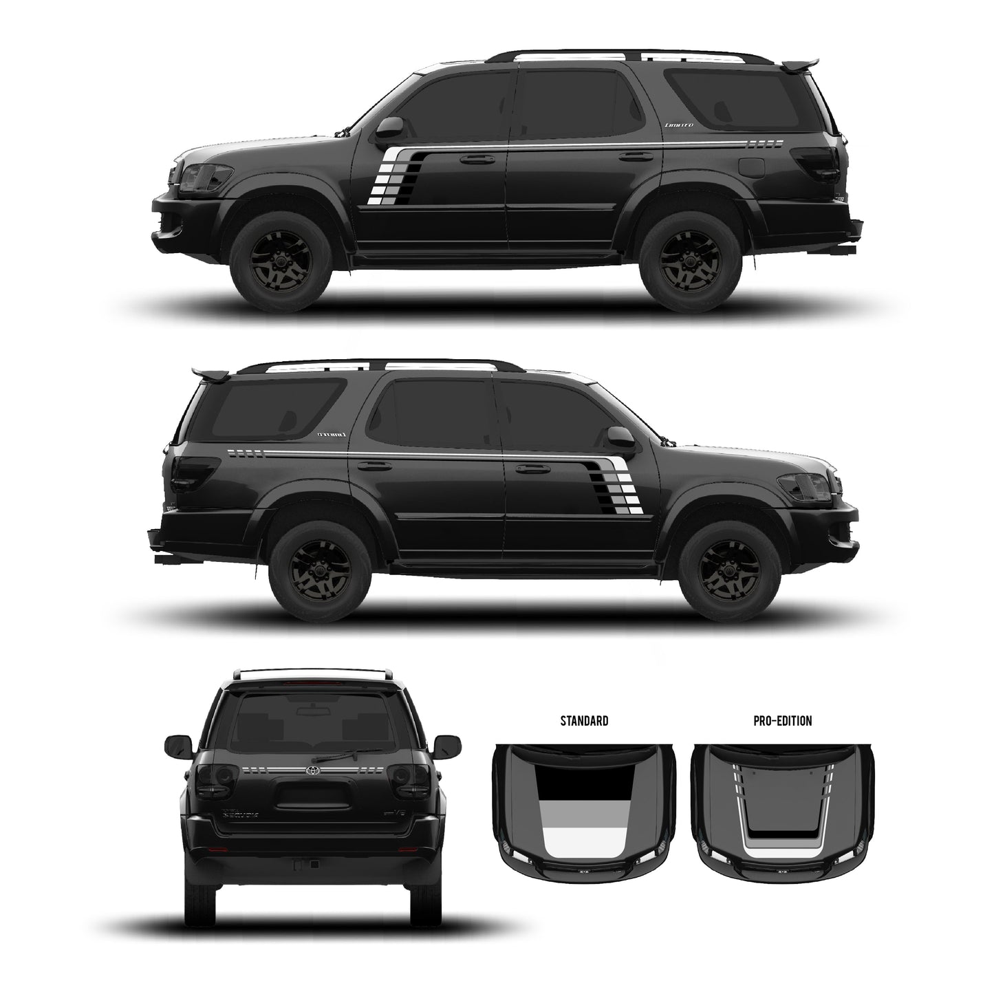 2001–07 Sequoia Checkered Stripe Kit