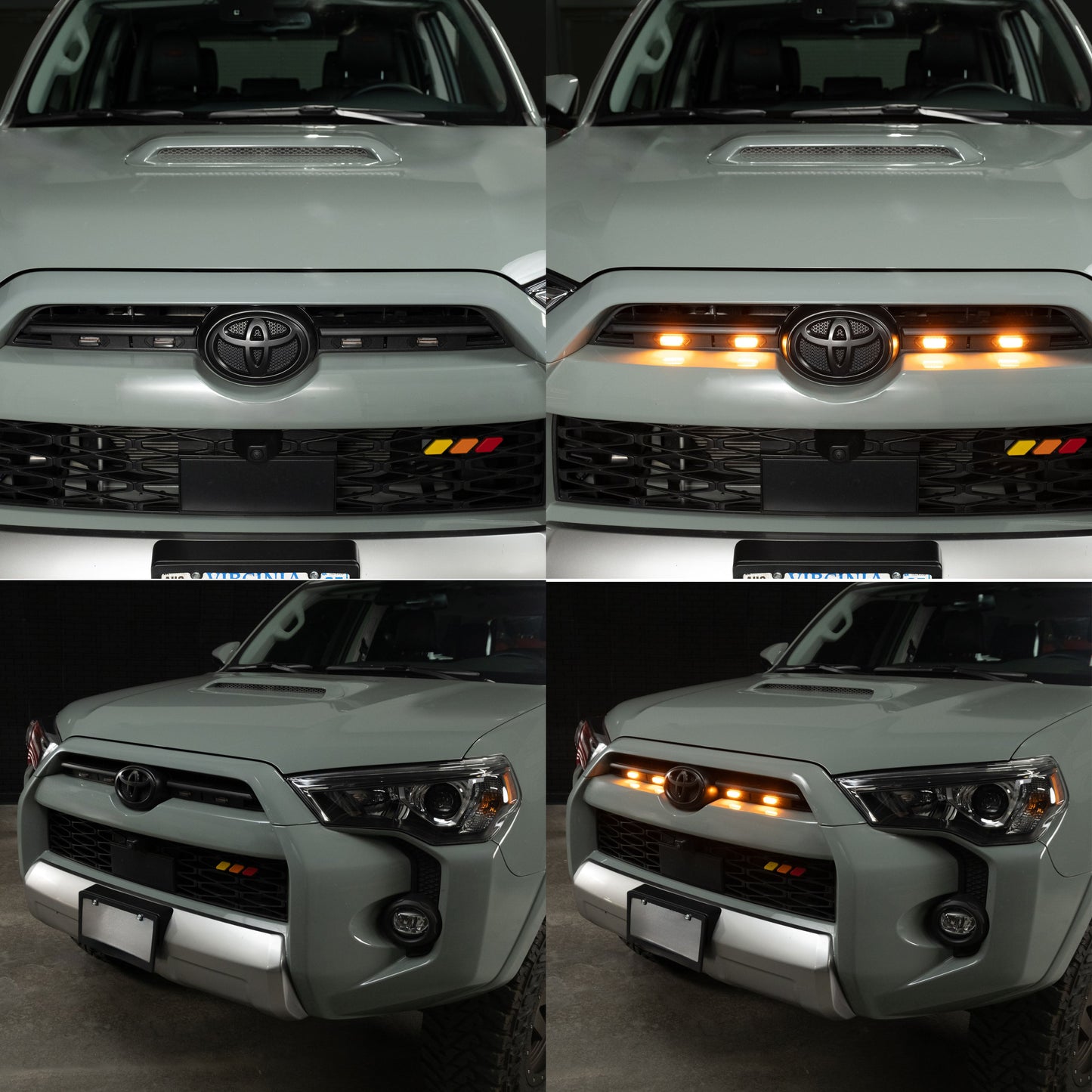 4Runner Non-TRD Pro Amber LED Grille Lights | 2020-2024 4Runner
