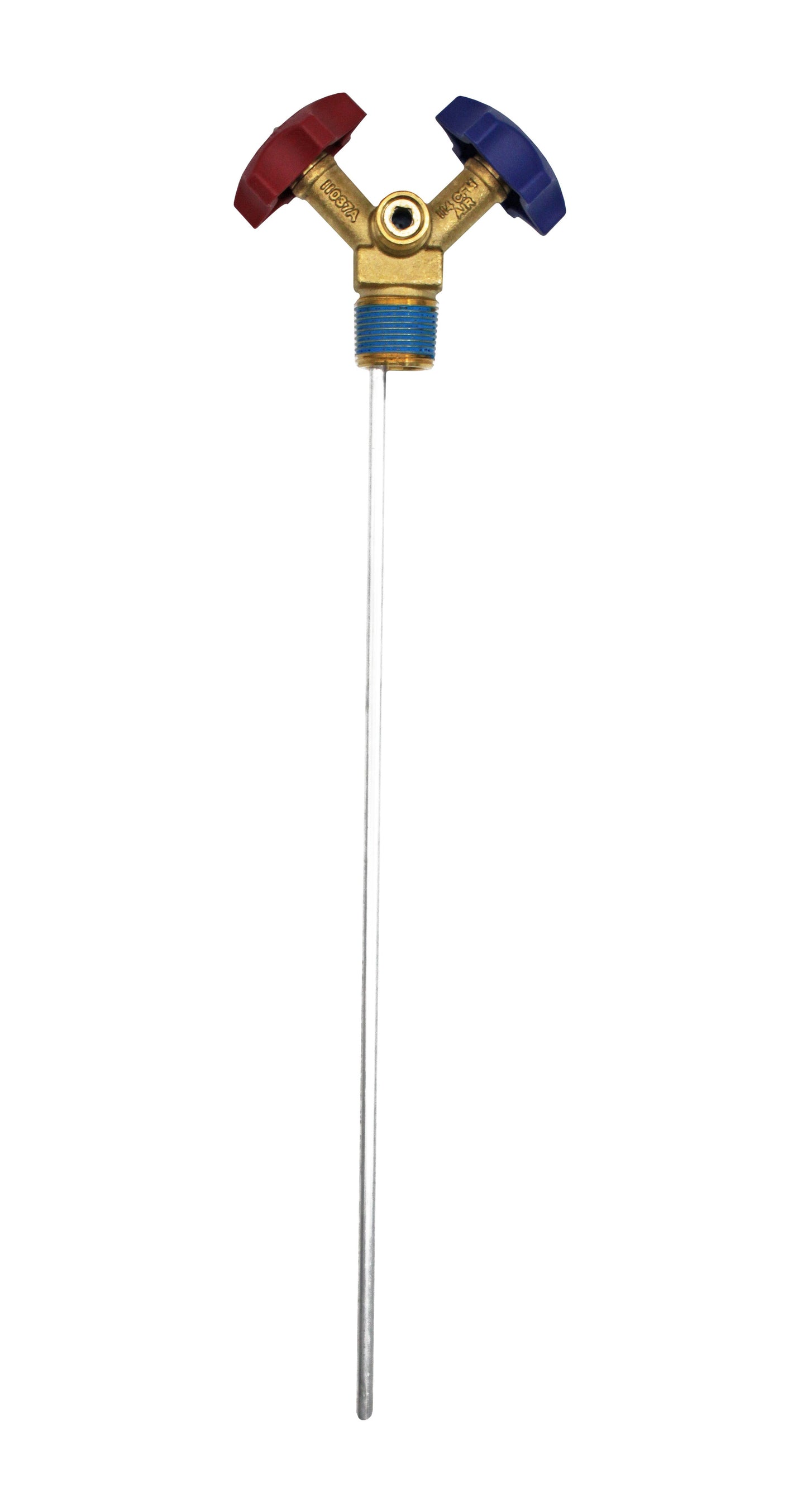 Flame King Y-Valve w/Aluminum Dip Tube & Filter for 30LB Refrigerant Tanks