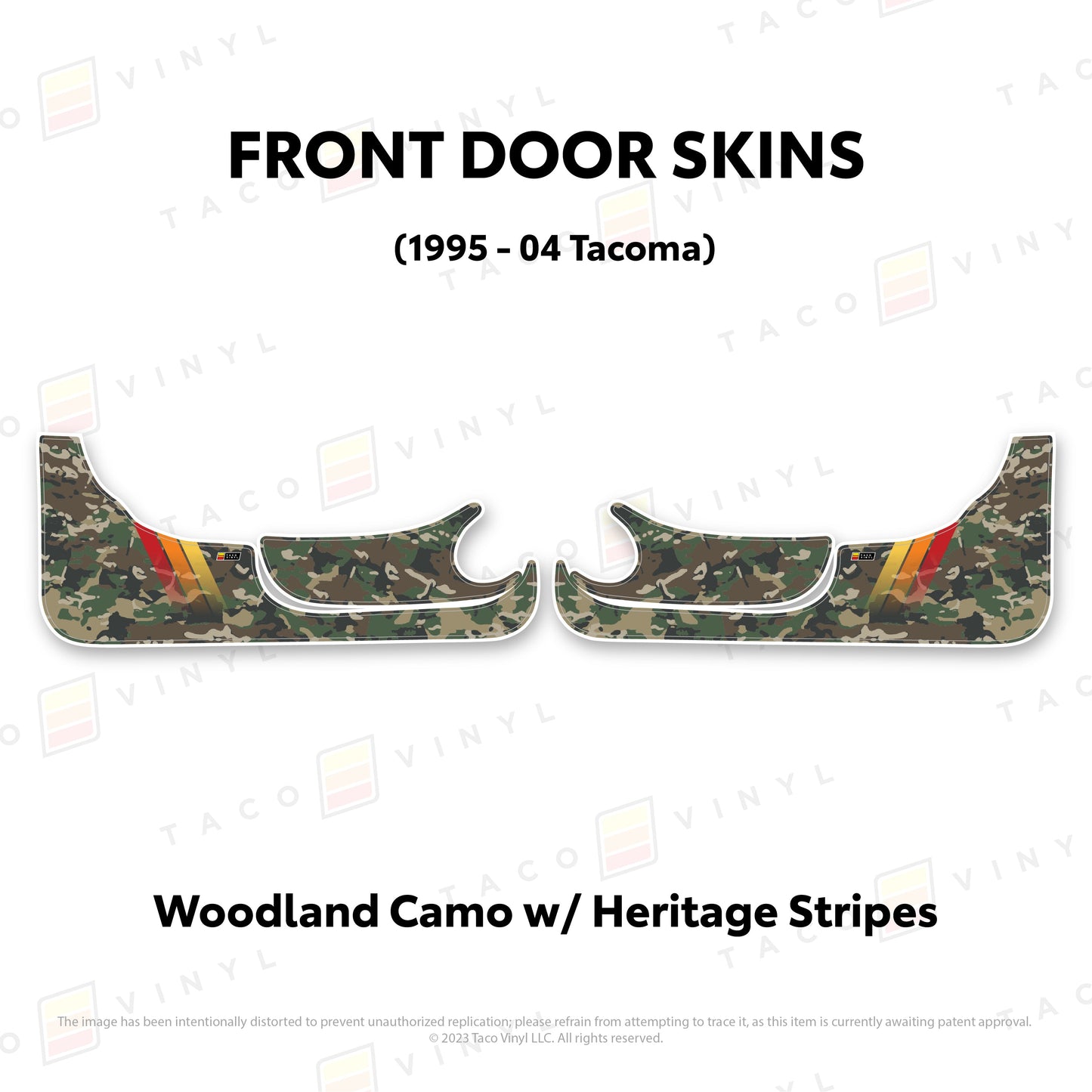 1995-04 Tacoma Door Skins (Lower Section)
