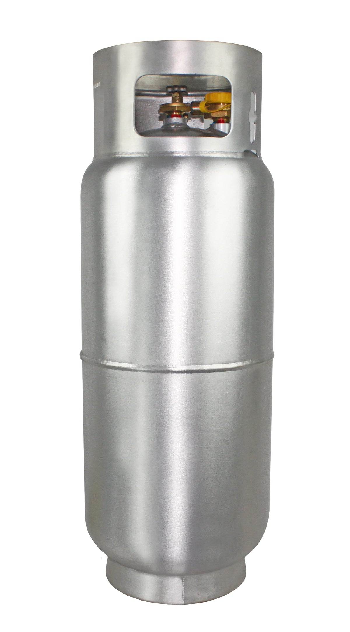 Flame King 43.5lb Aluminum Forklift Propane Tank Cylinder with Gauge