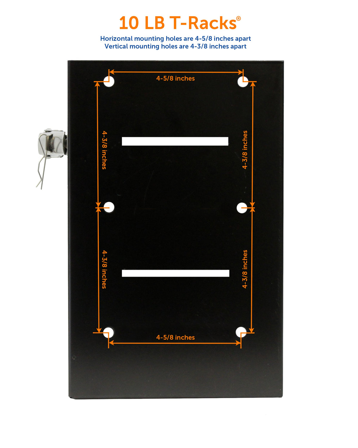Flame King T-Racks 10lb Propane Tank Mounting Brackets Strap Campervan Overland Vehicles
