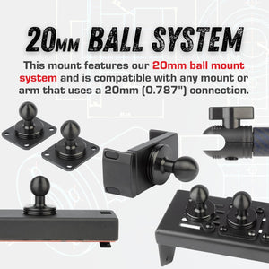 Jeep Wrangler JL/JLU + Gladiator JT Single Ball Mounting Base (2018-Current)