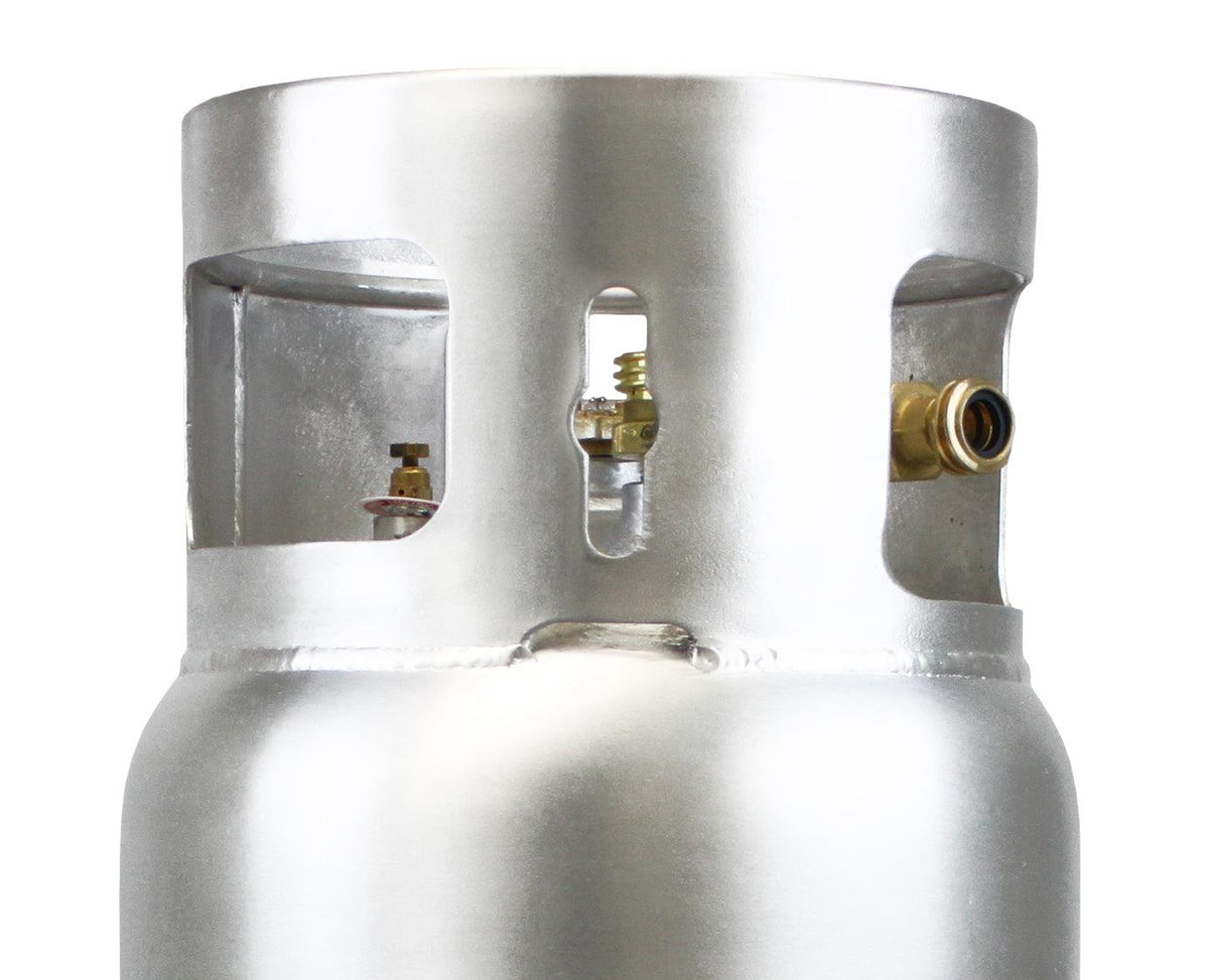 Flame King 33.5lb Aluminum Forklift Propane Tank Cylinder with Gauge