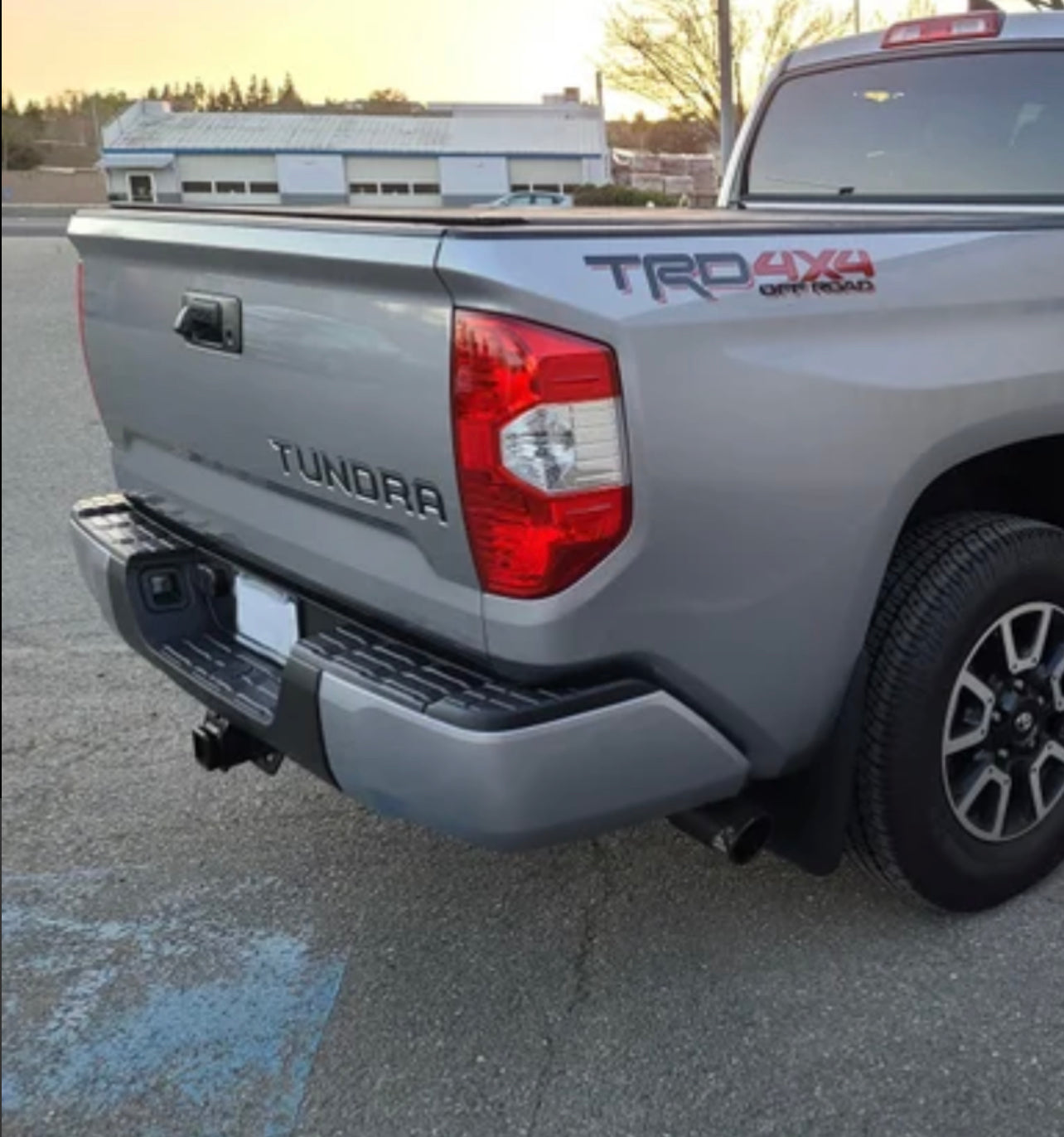 Standard Tundra Rear Bumper Caps (Metal)