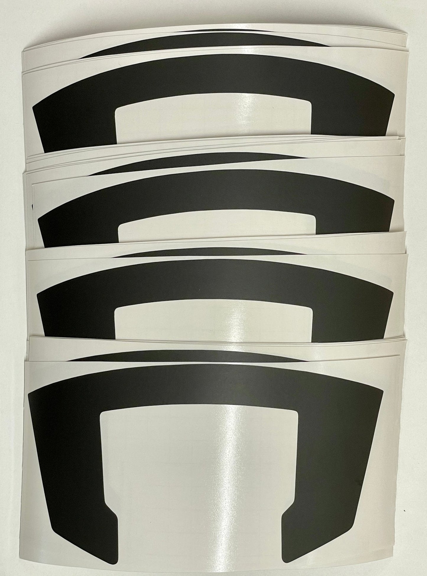 Premium Cast Black Vinyl Decal Overlays for 2022-2023 Frontier 17" Pro4X Wheels