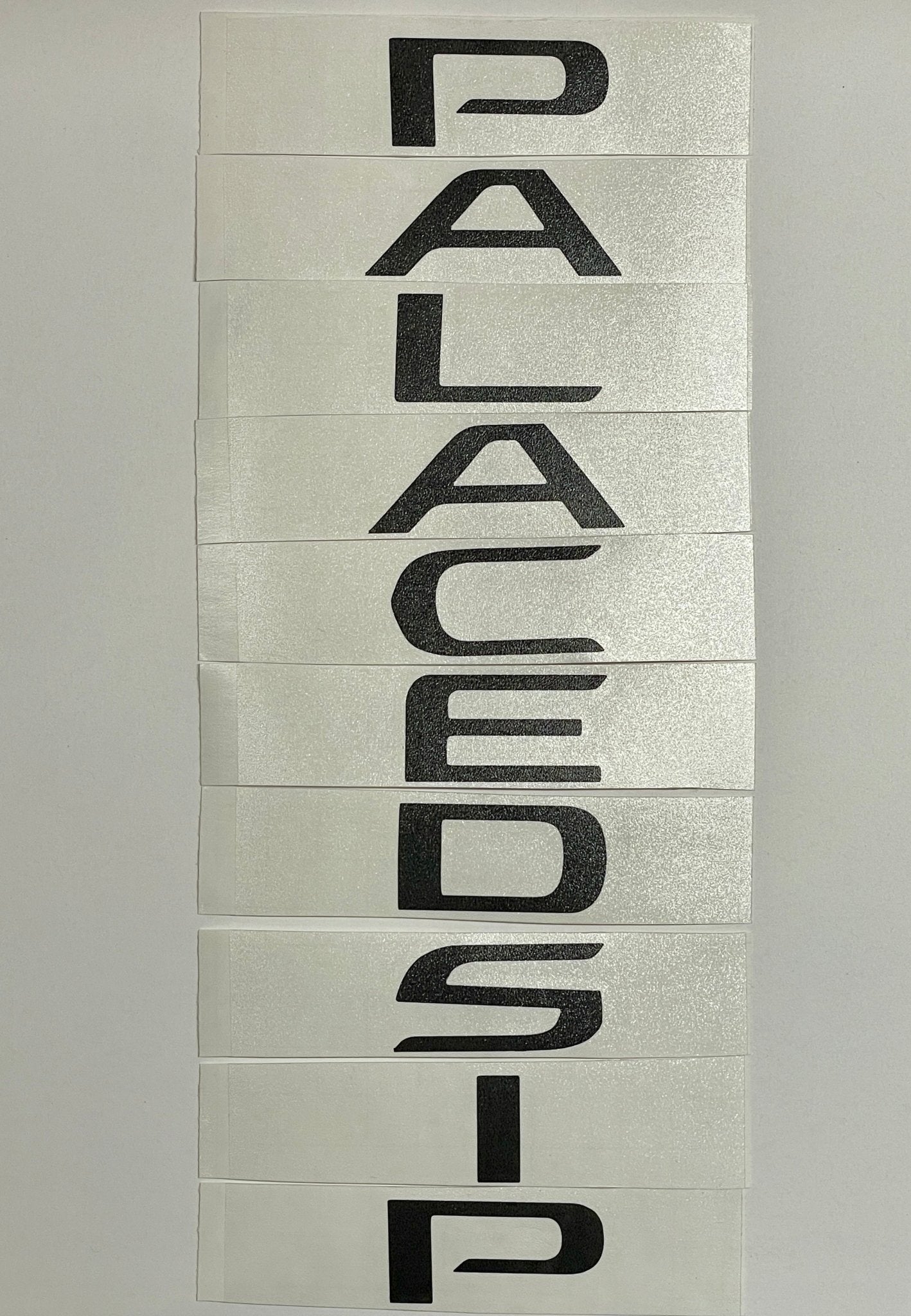Premium Cast Vinyl Decal Letter Inlays for 2019-2025 Palisade Liftgate