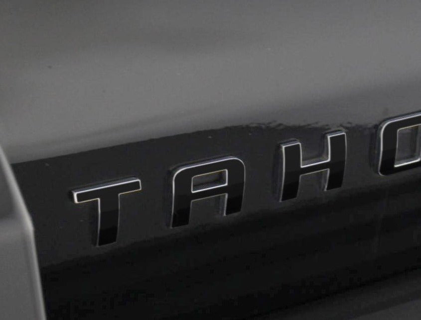 Premium Cast Vinyl Decal Letters for 2007-2025 Tahoe Door and Liftgate Emblems