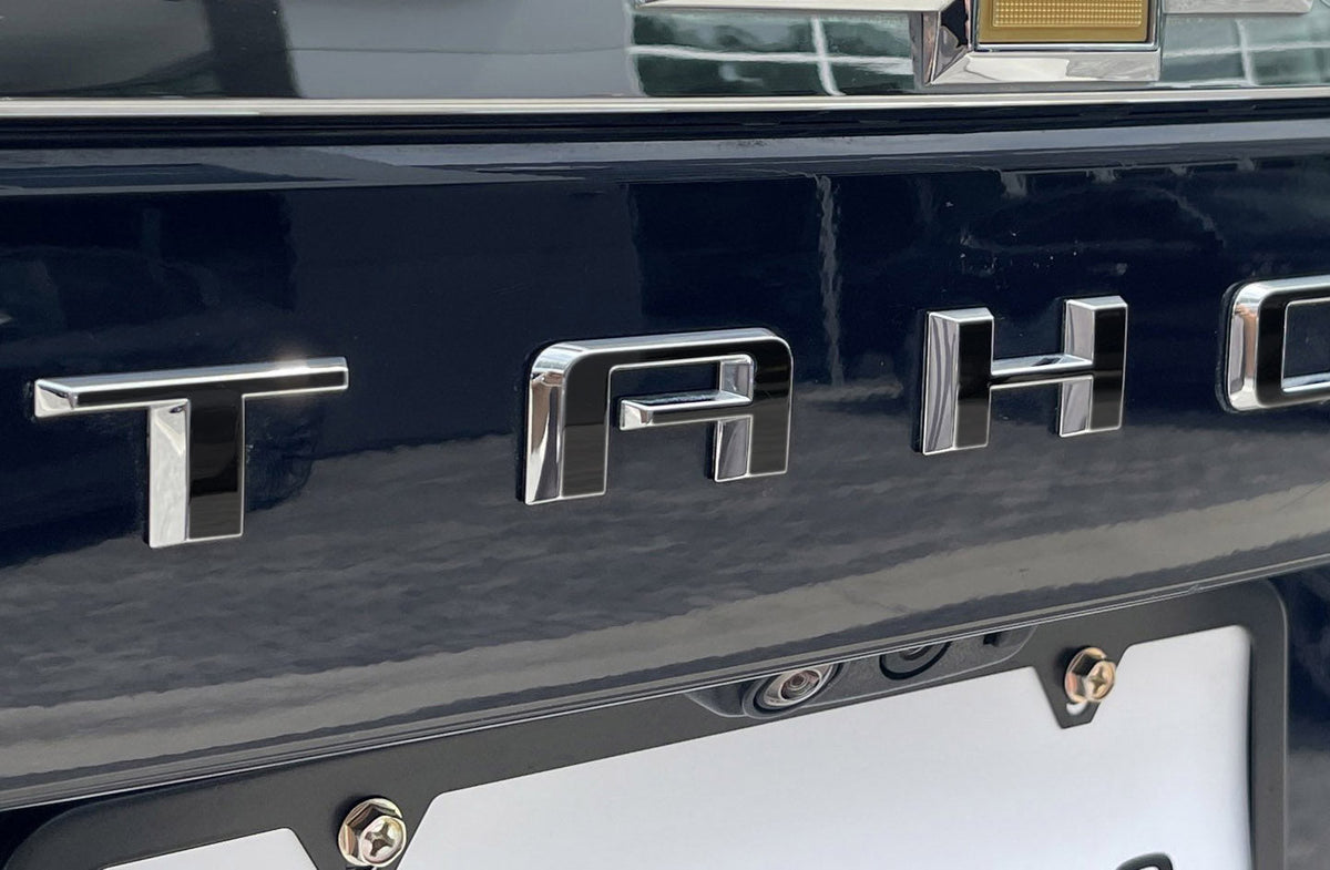 Premium Cast Vinyl Decal Letters for 2007-2026 Tahoe Door and Liftgate Emblems