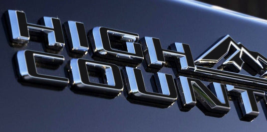 Premium Cast Vinyl Decal Letters for 2021-2025 Tahoe High Country Fender Emblems