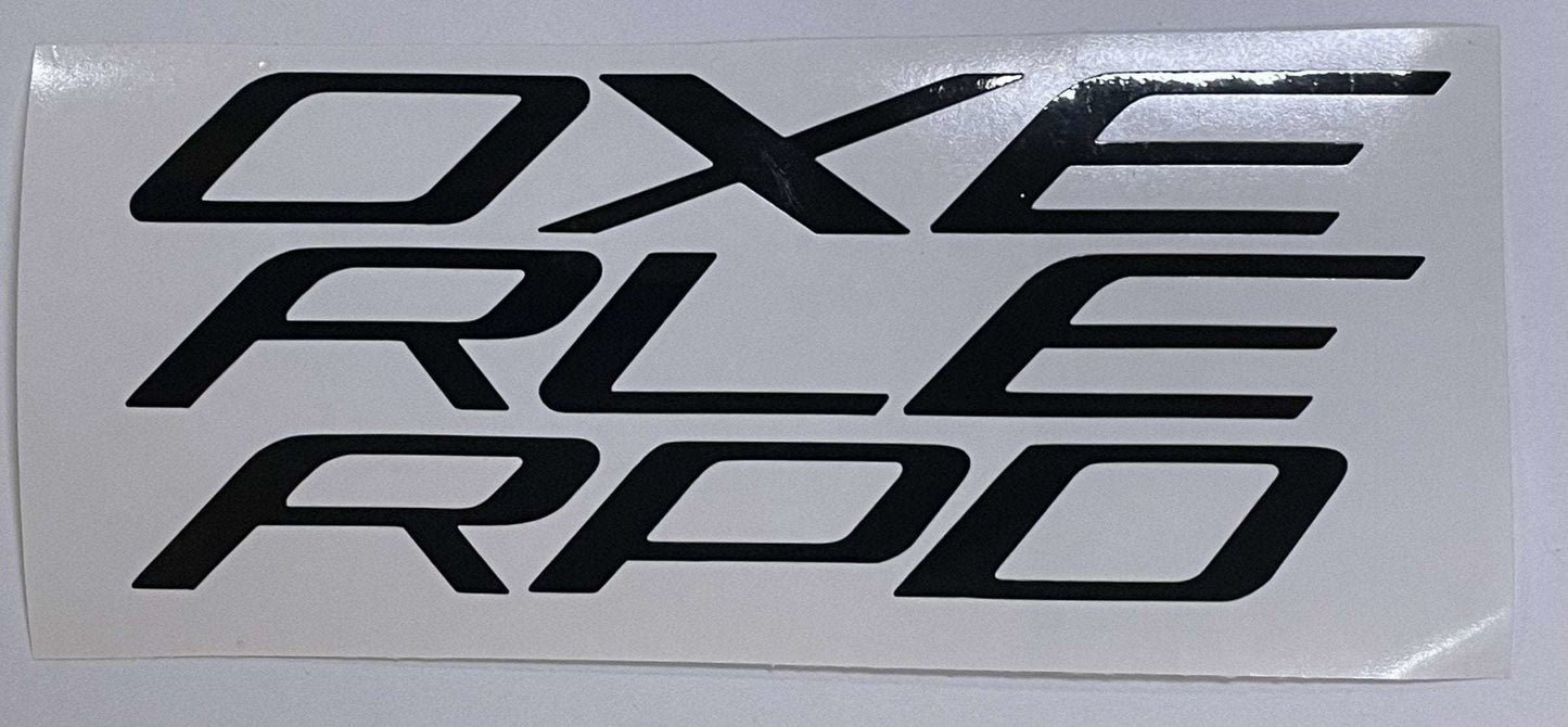 Premium Cast Vinyl Decal Letter Inserts for 2016-2024 Explorer Liftgate