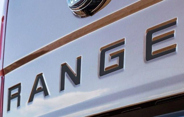 Premium Cast Vinyl Decal Letter Inserts for 2019-2025 Ranger Tailgate