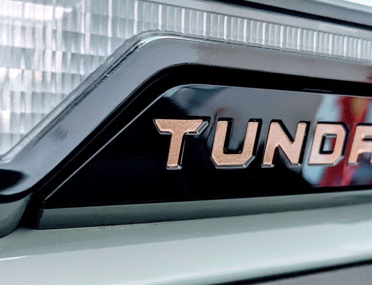 Premium Cast Vinyl Decal Letter Inserts for 2022-2025 Tundra Center Brake Light