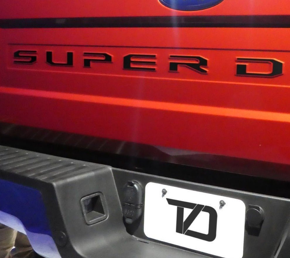 Premium Cast Vinyl Decal Letter Inserts for 2017-2025 SUPER DUTY Tailgate