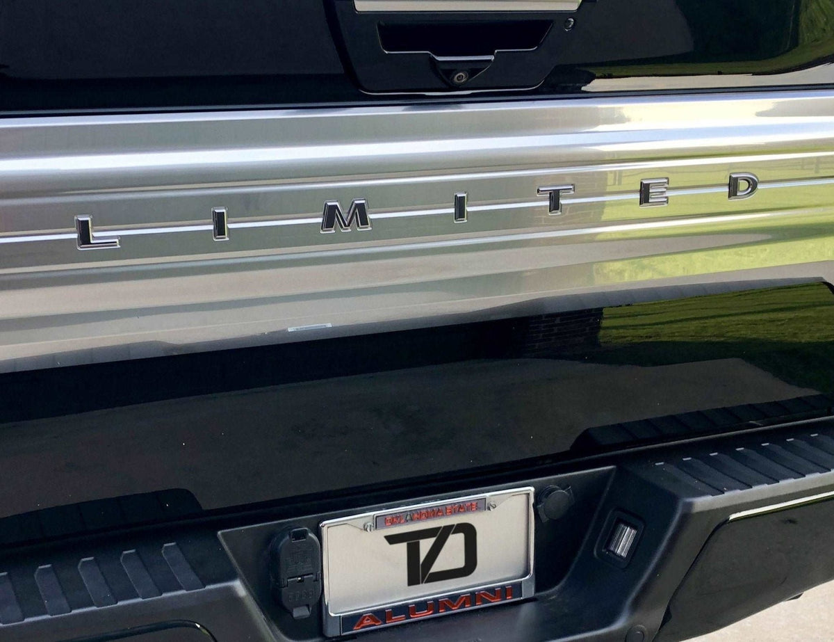 Premium Cast Vinyl Decal Letter Inlays for 2016-2026 F-150 LIMITED Hood and Tailgate