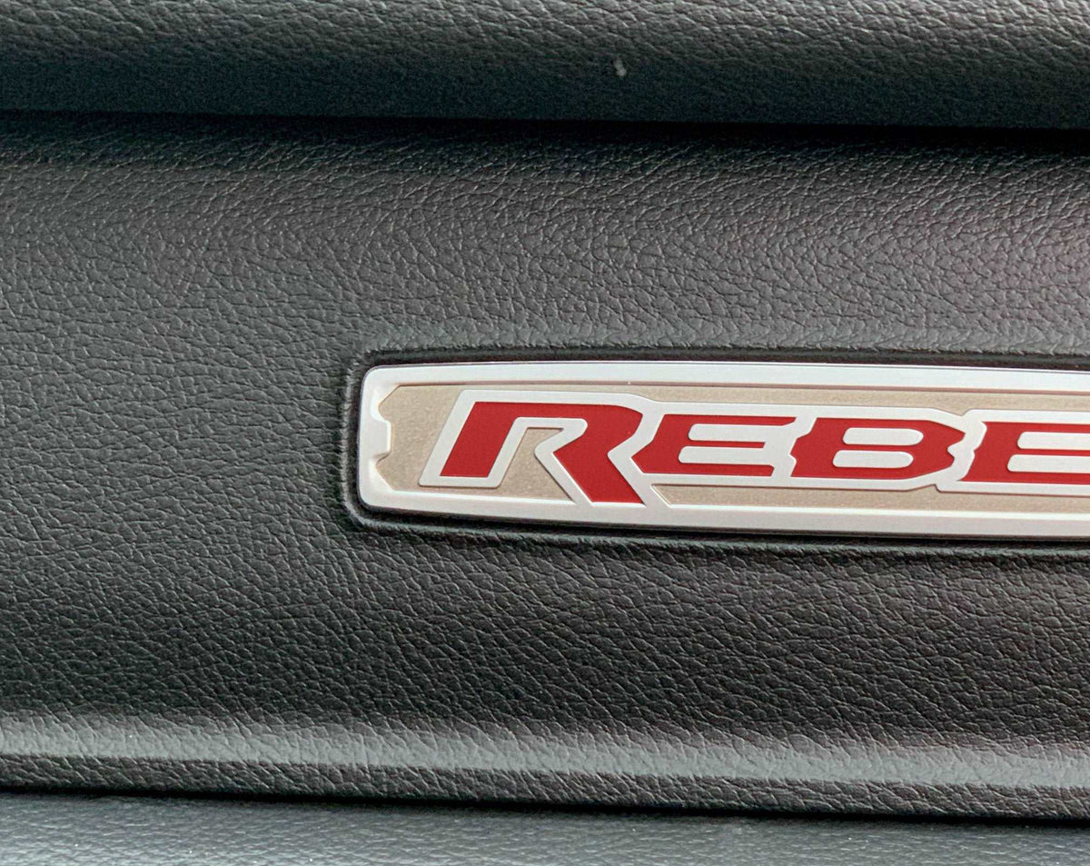 Premium Cast Vinyl Decal Letter Inserts for 2019-2026 RAM REBEL Dashboard