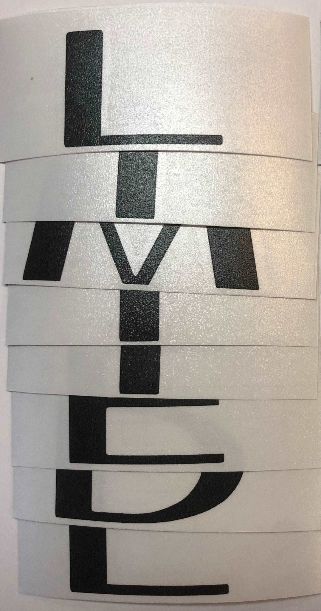 Premium Cast Vinyl Decal Letter Inlays for 2020-2025 F-250 LIMITED Tailgate