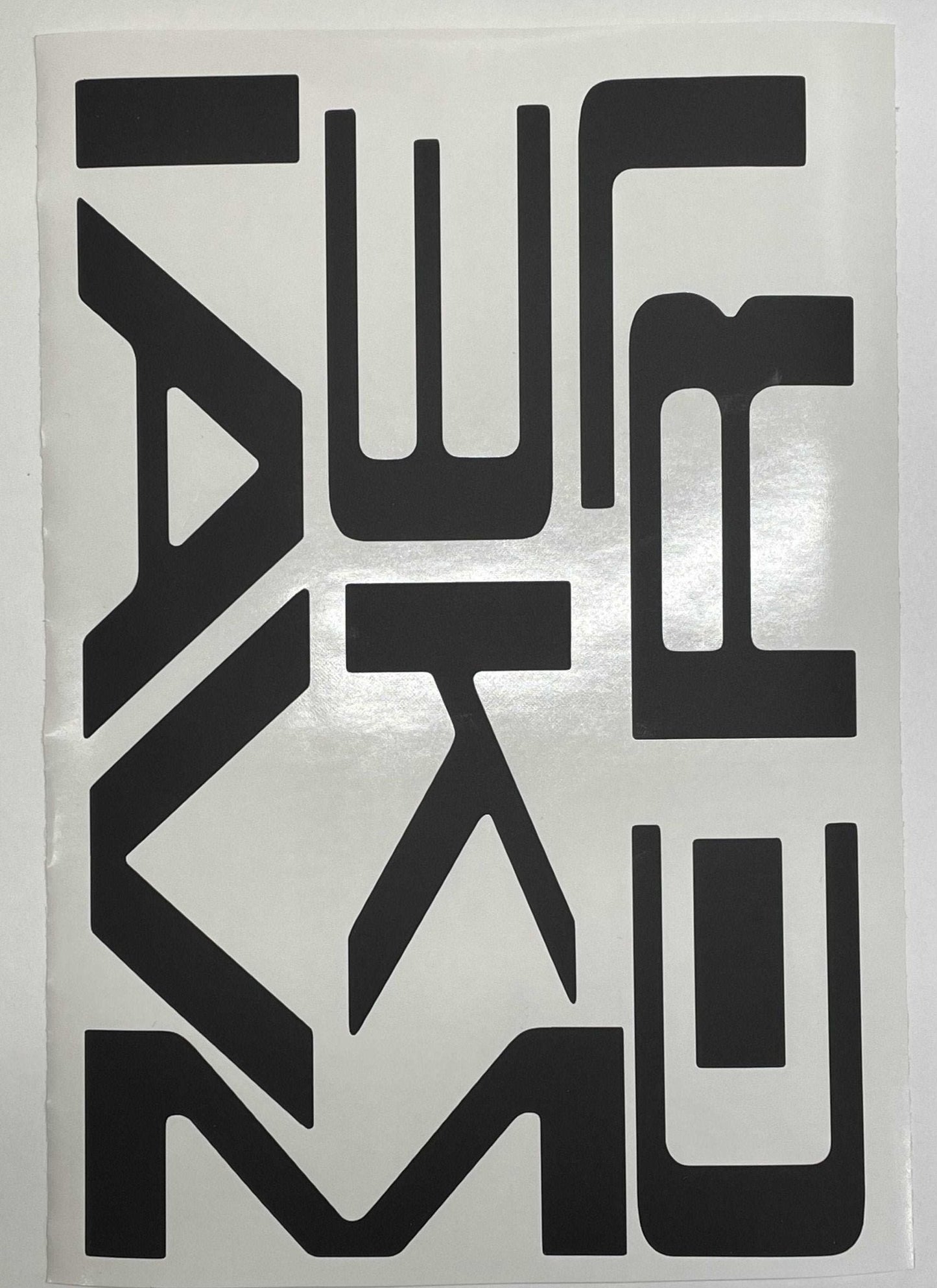 Premium Cast Vinyl Decal Letter Inserts for 2022-2025 Maverick Tailgate