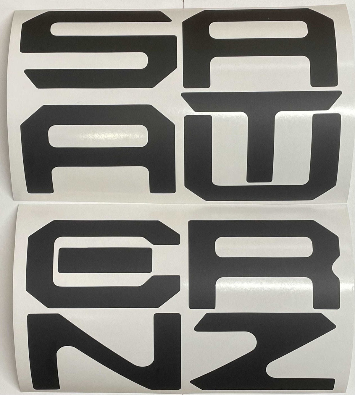 Premium Cast Vinyl Decal Letter Inserts for 2022-2026 Santa Cruz Tailgate