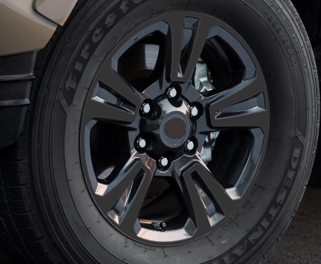Premium Cast Vinyl Decal Overlays for 2016-2019 Tacoma TRD Sport Wheels x4