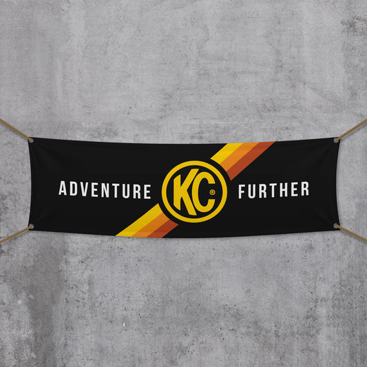 KC Off-Road Banner - Adventure Further - 18"x60"