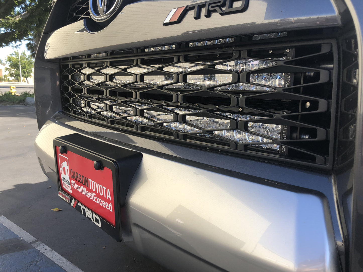 Toyota 4runner led light bar mount