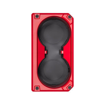 V2 Oversize Cup Holder + Shifter/Shift Gate Trim Rings (2014-2021 Tundra) - RED