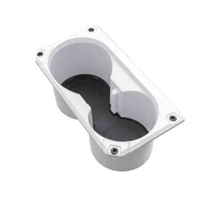 V2 Oversize Cup Holder + Shifter/Shift Gate Trim Rings (2014-2021 Tundra) - WHITE