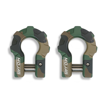 3/4'' Extreme duty Aluminum D-Shackle set (9T)-Ceramic coated (LIFETIME WARRANTY*)-Raw Shackles and Red are scheduled for delivery during the week commencing July 6th