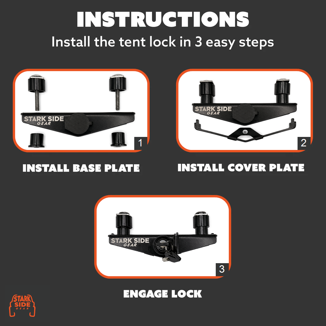 The Gatekeeper - Locking Tent Mount (Option C)