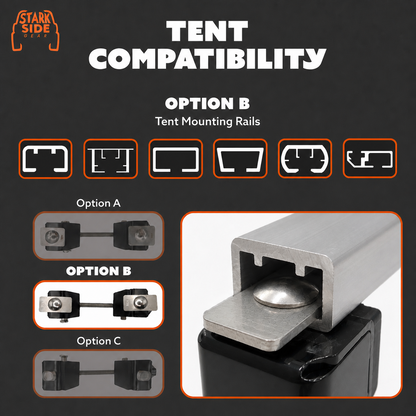 The Slipstream - Quick Release Tent Mounts (Option B)