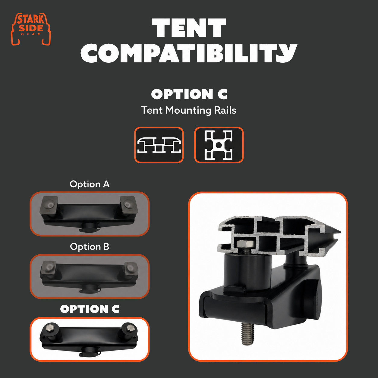 The Gatekeeper - Locking Tent Mount (Option C)