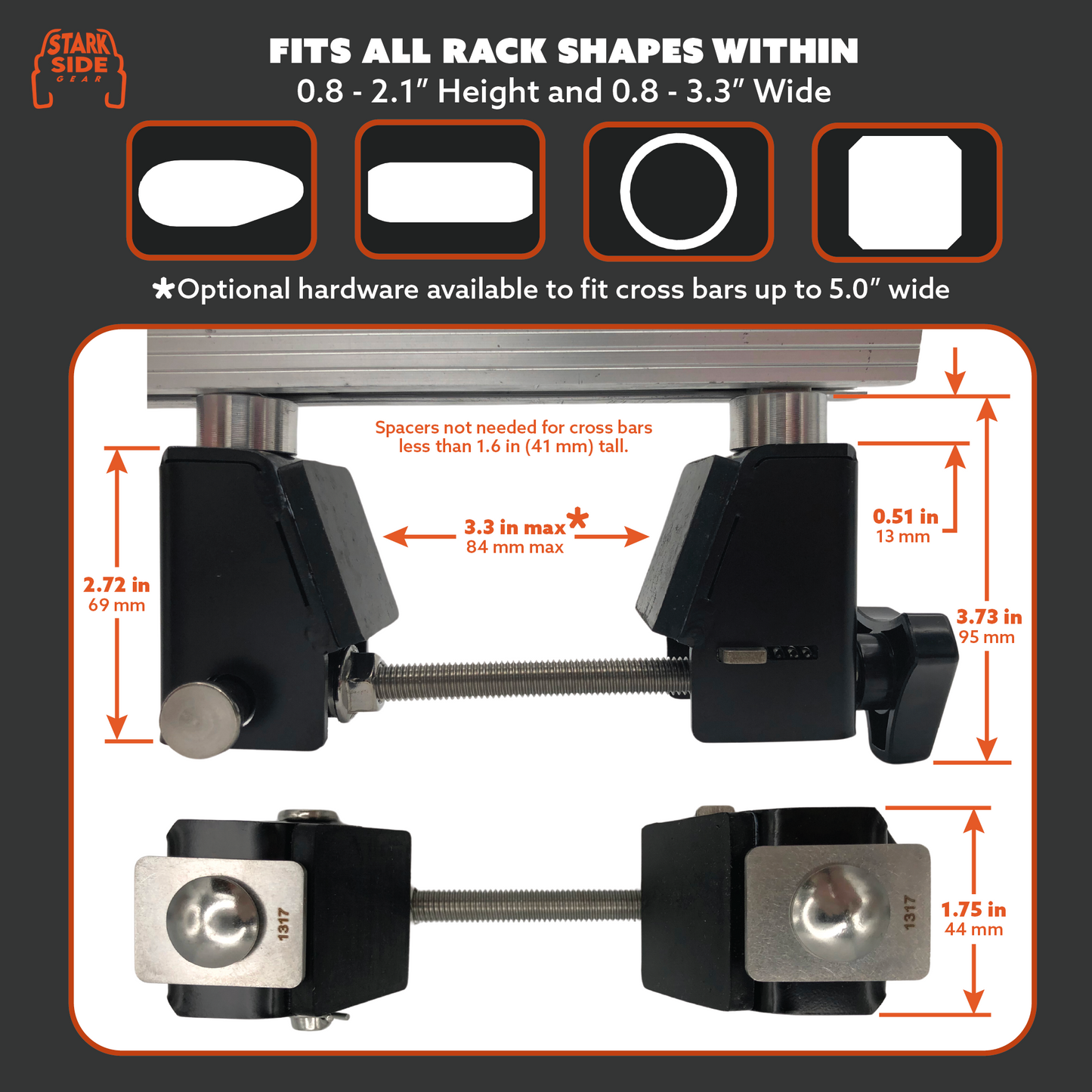 The Slipstream - Quick Release Tent Mounts