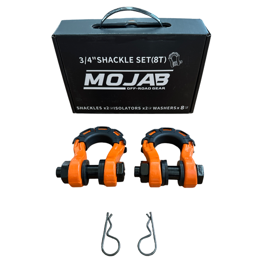 MOJAB 3/4” Forged Steel D-shackle set 8 Ton