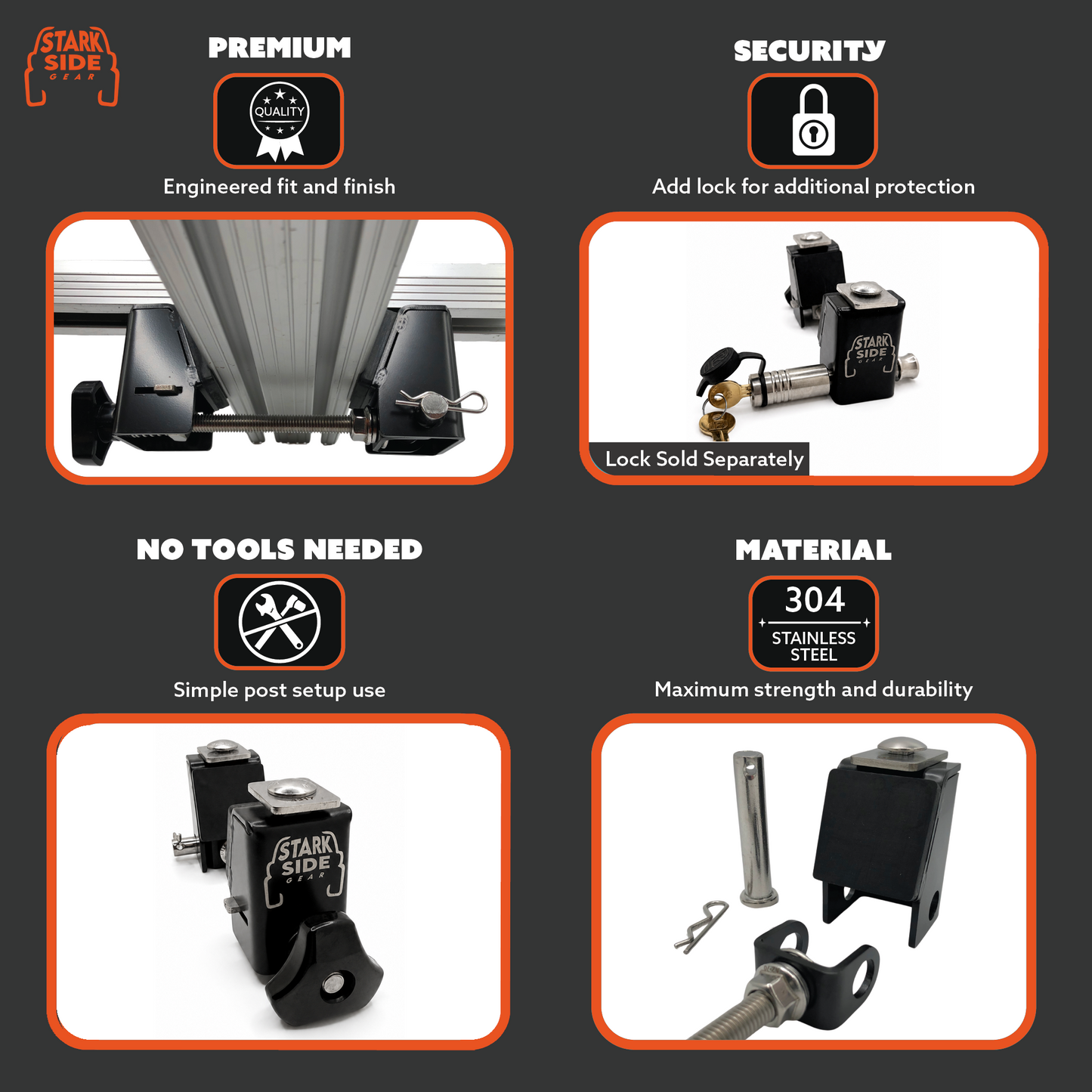 The Slipstream - Quick Release Tent Mounts (Option C)