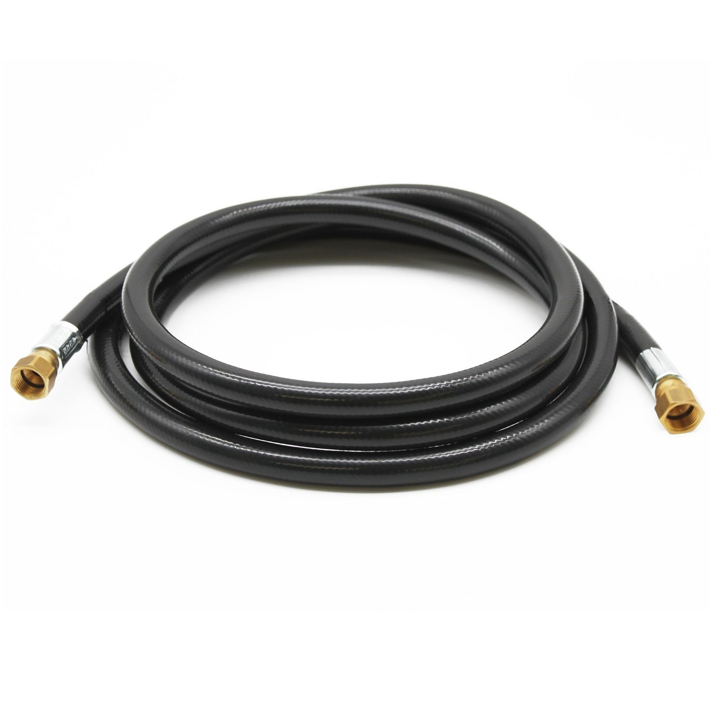 Flame King Thermo Rubber RV Slide Out Hose Assembly, 96 Inch, 3/8 Inch ID, Female to Female