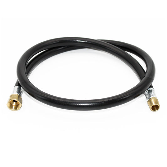 Flame King 48" RV Propane Hose, 1/2" Female Flare x 3/8" MNPT CSA Approved