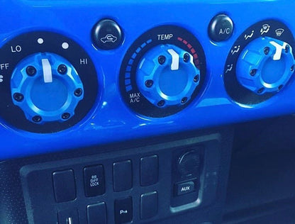 Climate Knobs (FJ Cruiser) - VOODOO BLUE