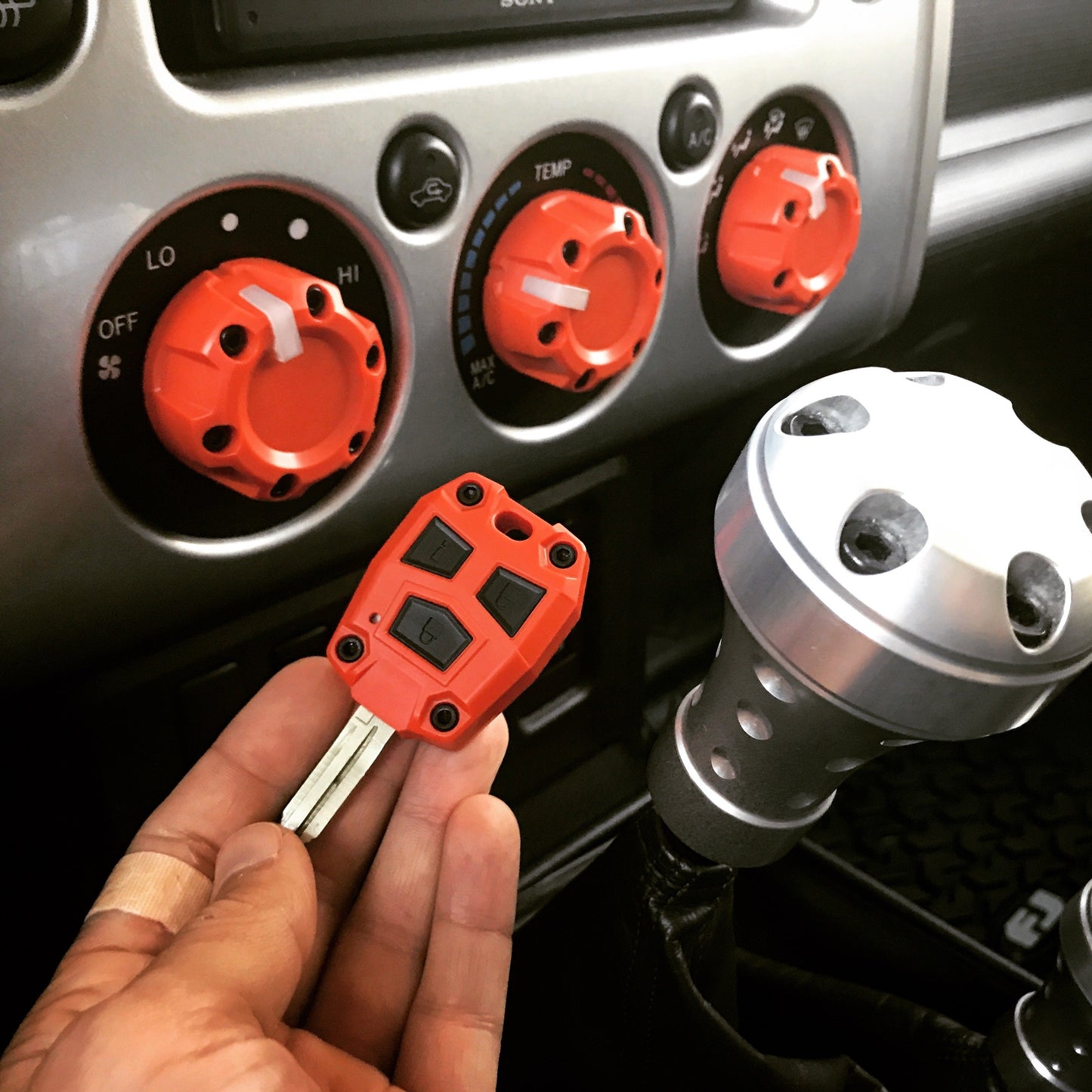Climate Knobs (FJ Cruiser) - SUN FUSION YELLOW