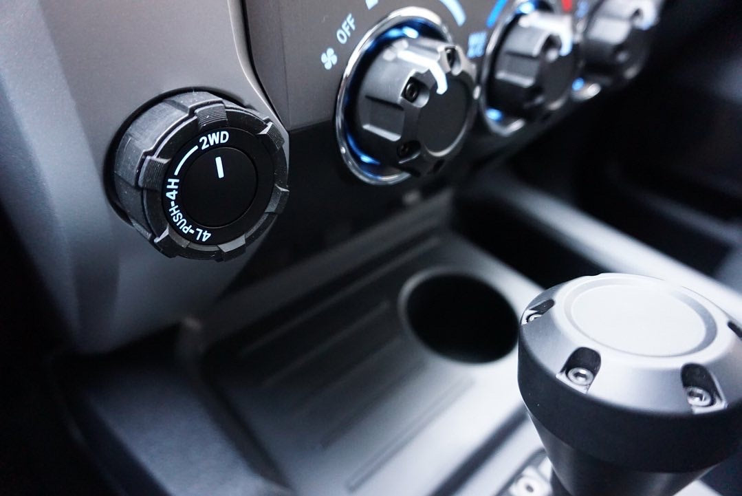 Start Button Ring + 4x4 Knob (2016-2023 Tacoma / 2020-2021 Tundra) - LUNAR ROCK