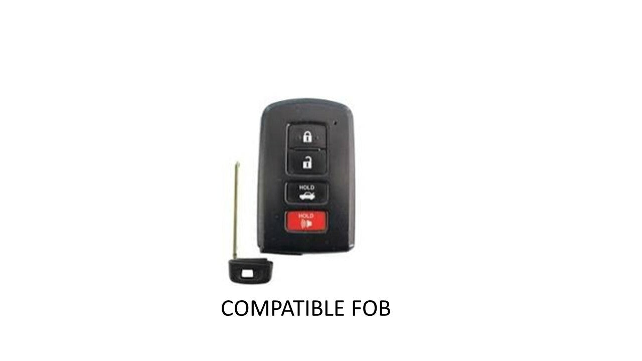 Injection Fob IF003 (V1 4 Button) - BLACK